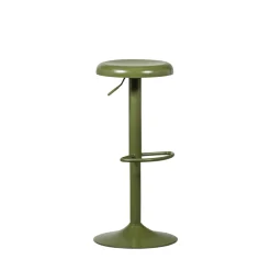 ISAAC Tabouret de bar réglable en métal H61-81cm
