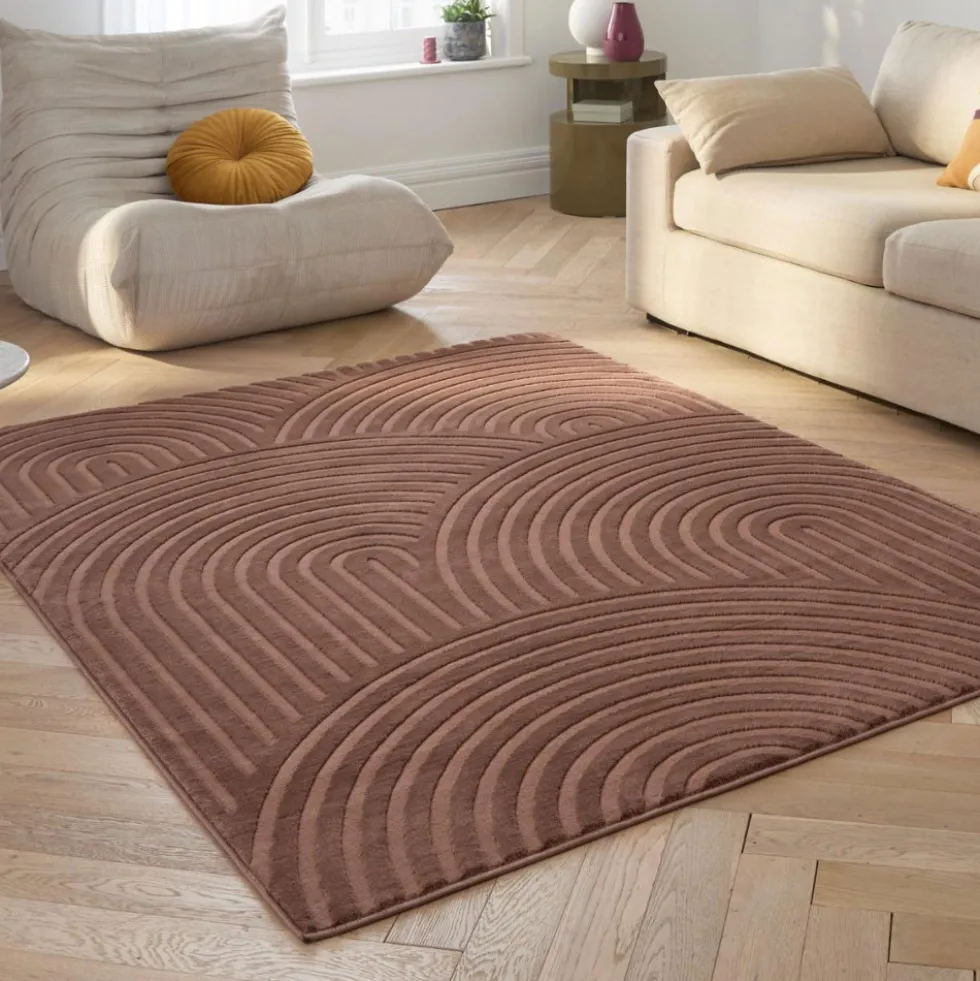 JAGO Tapis texturé à motifs en arches