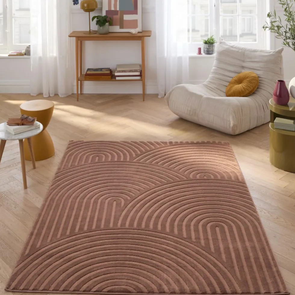 JAGO Tapis texturé à motifs en arches