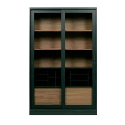JAMES Vitrine 2 portes en bois H200cm