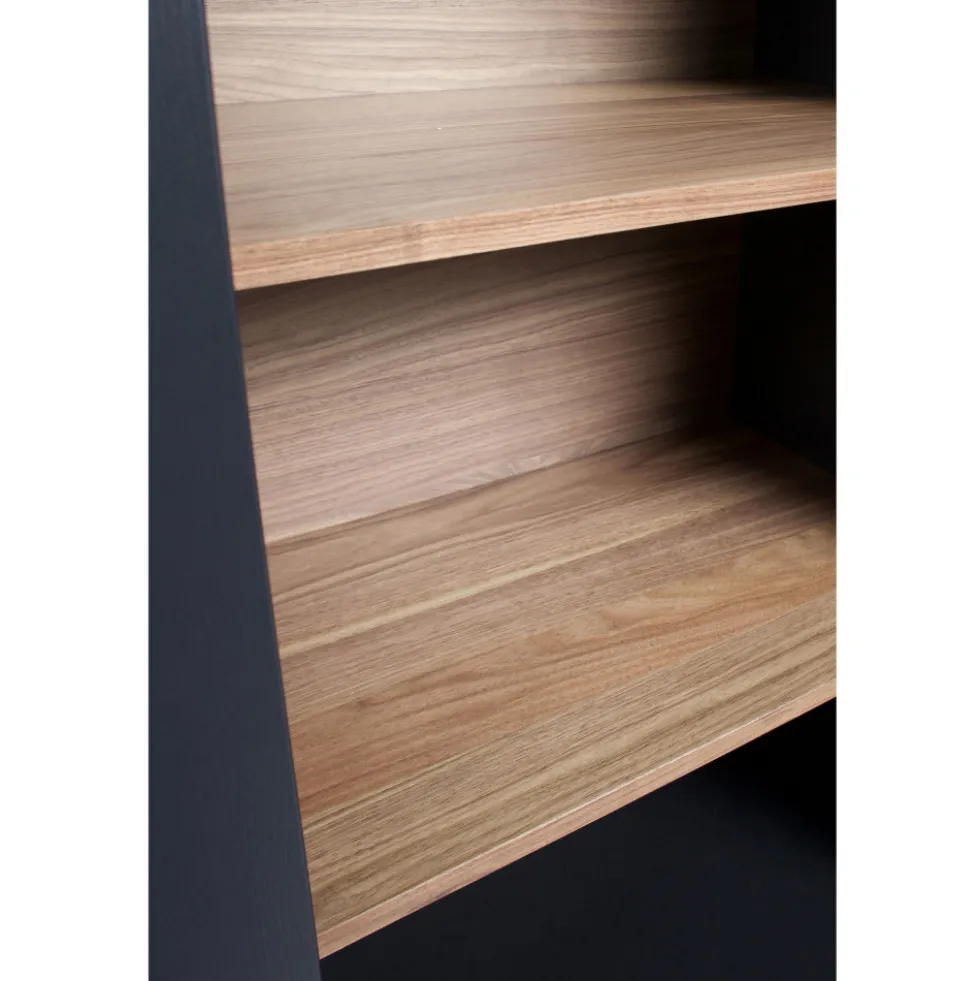 JAMES Vitrine 2 portes en bois H200cm