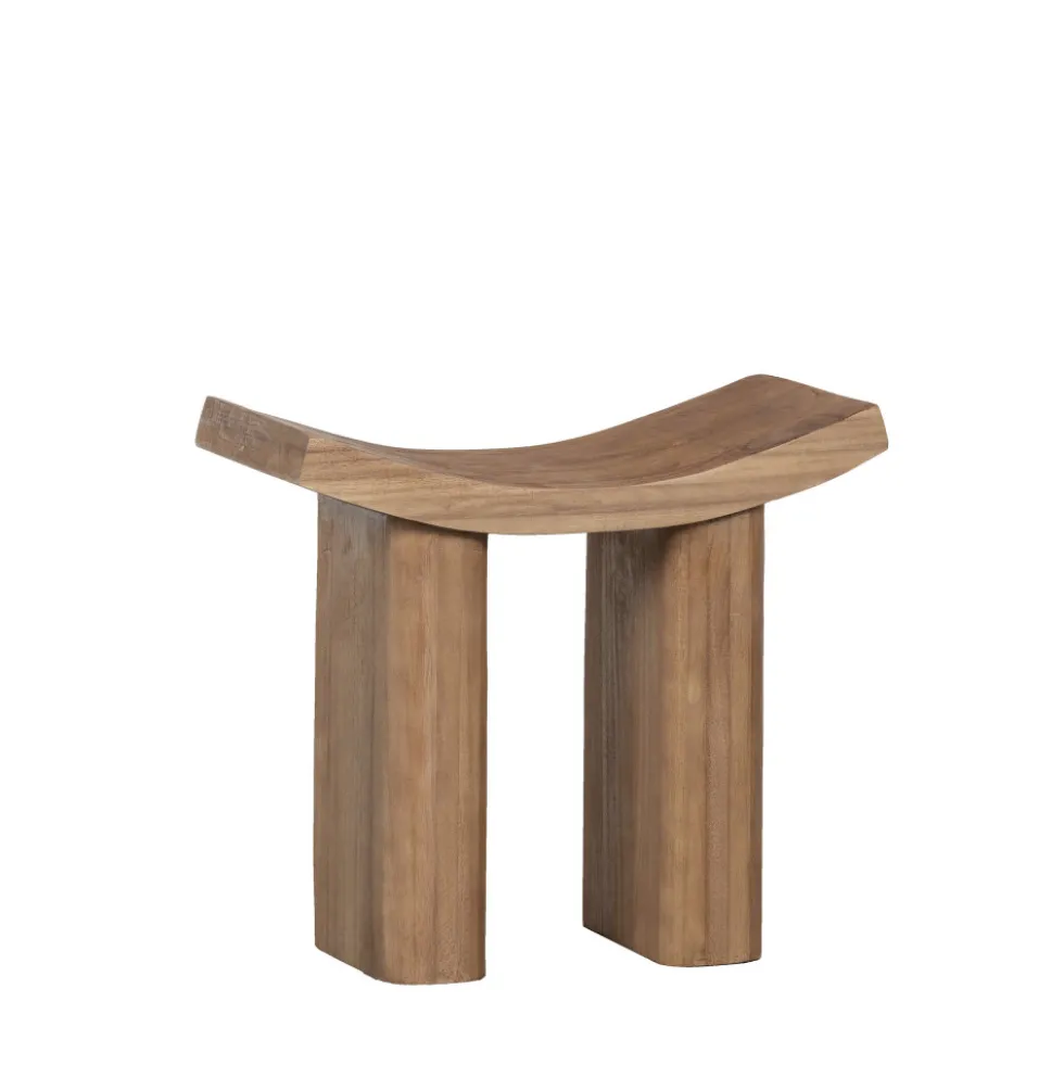 JAPAN Tabouret en bois design H45cm