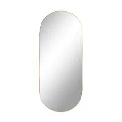 JERSEY Miroir ovale en métal 35x80cm