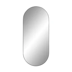 JERSEY Miroir ovale en métal 35x80cm
