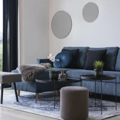 JERSEY Miroir rond en métal ø60cm