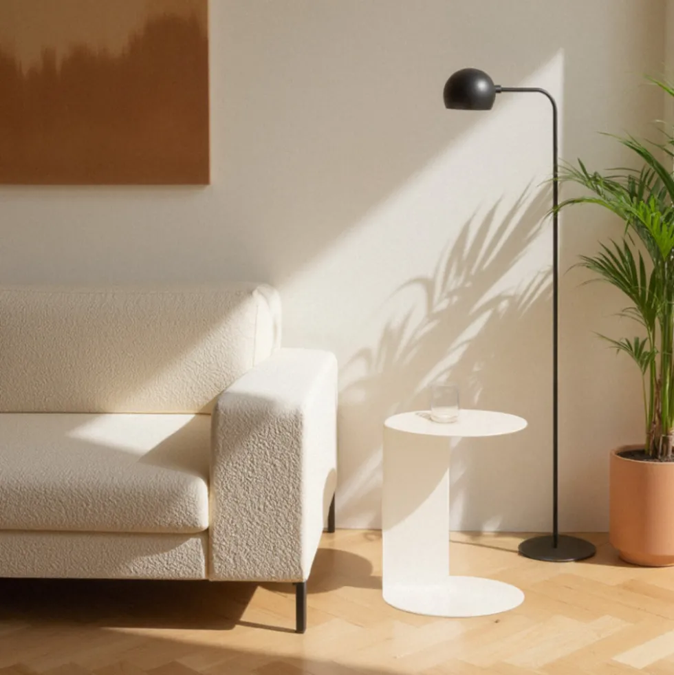 JIMY Table d'appoint en métal H50cm