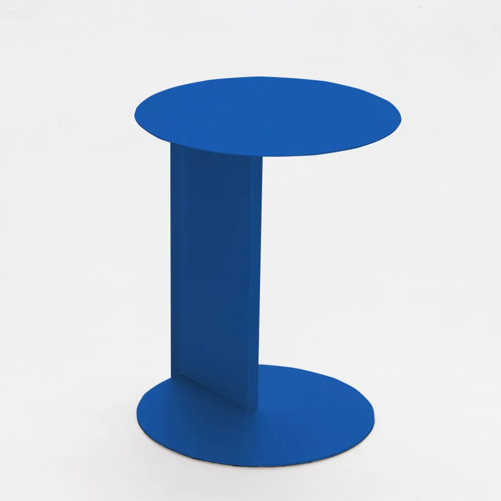 JIMY Table d'appoint en métal H50cm