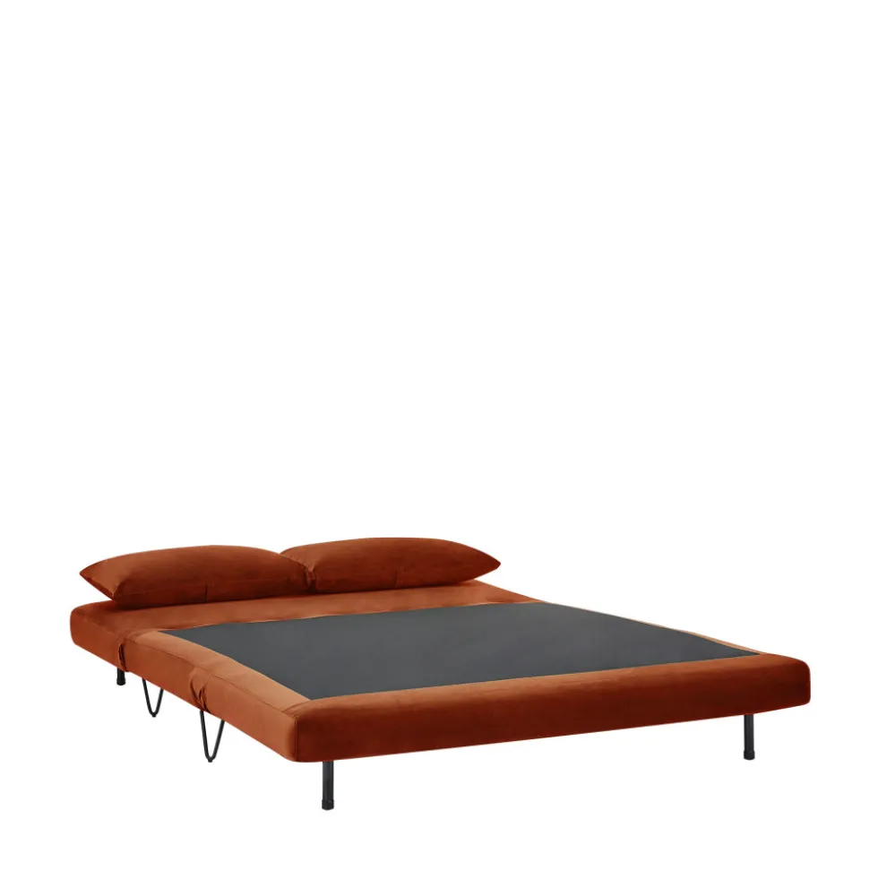 JOE HARPER Canapé convertible 2 places en velours
