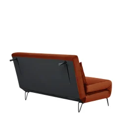 JOE HARPER Canapé convertible 2 places en velours