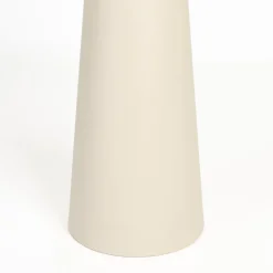 JOYA Table d'appoint ronde effet travertin ø40cm H70cm