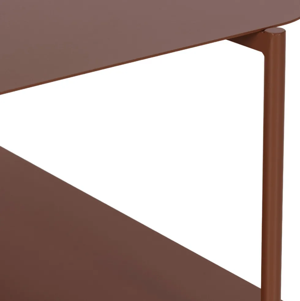 JUDITH Table basse en métal à double plateau
