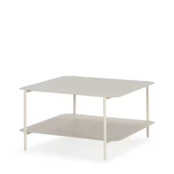 JUDITH Table basse en métal à double plateau