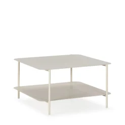 JUDITH Table basse en métal à double plateau