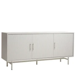 JURA Buffet 3 portes en bois et métal L160cm