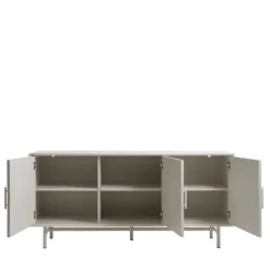 JURA Buffet 3 portes en bois et métal L160cm