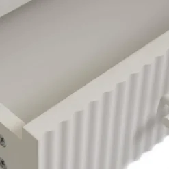 JURA Meuble TV 2 portes 1 tiroir en bois et métal L140cm
