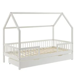 KABA Lit cabane enfant en bois 90x190cm