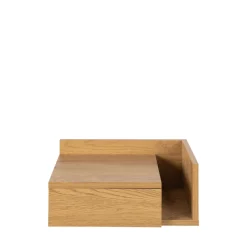 KAMICHI Table de chevet murale réversible en bois