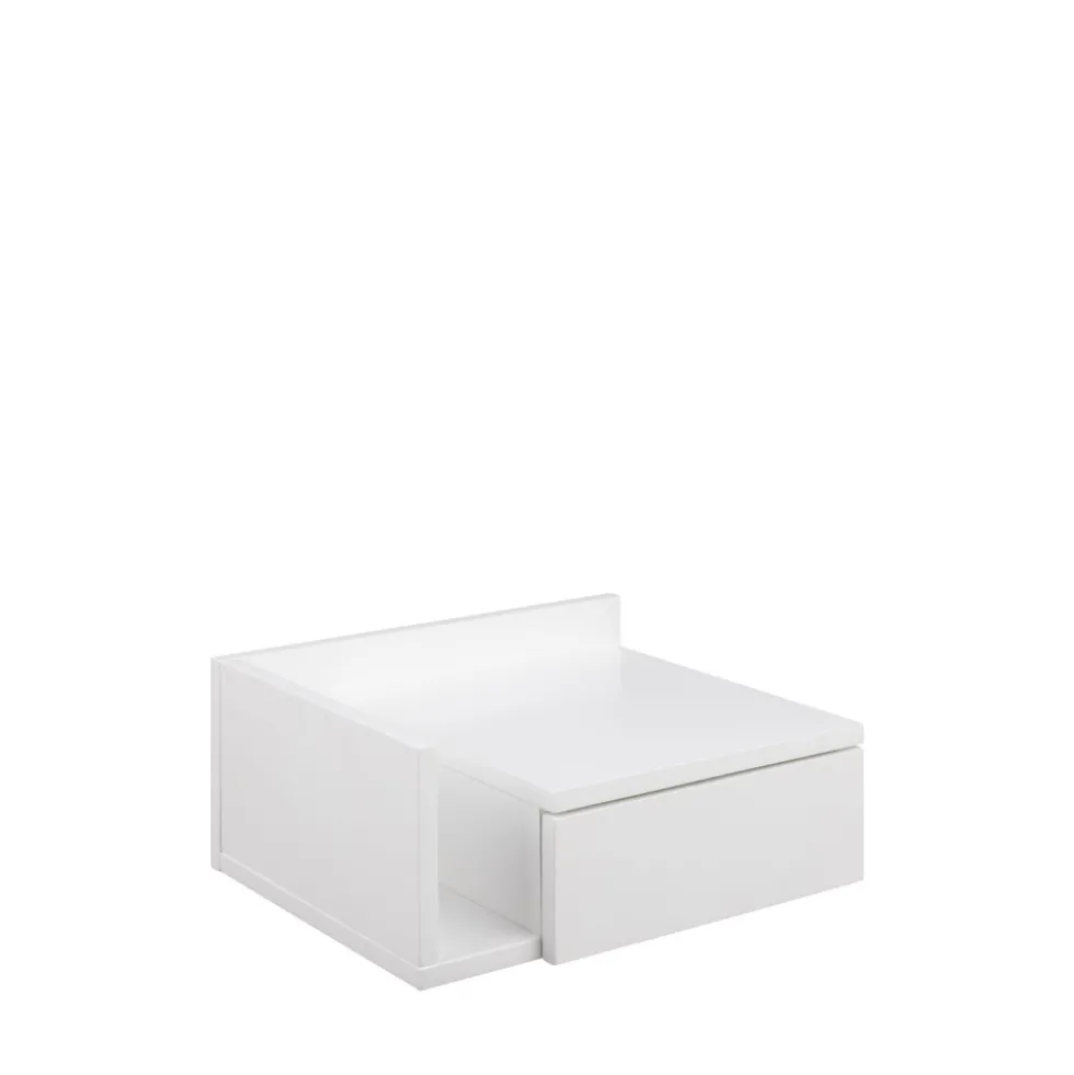 KAMICHI Table de chevet murale réversible en bois