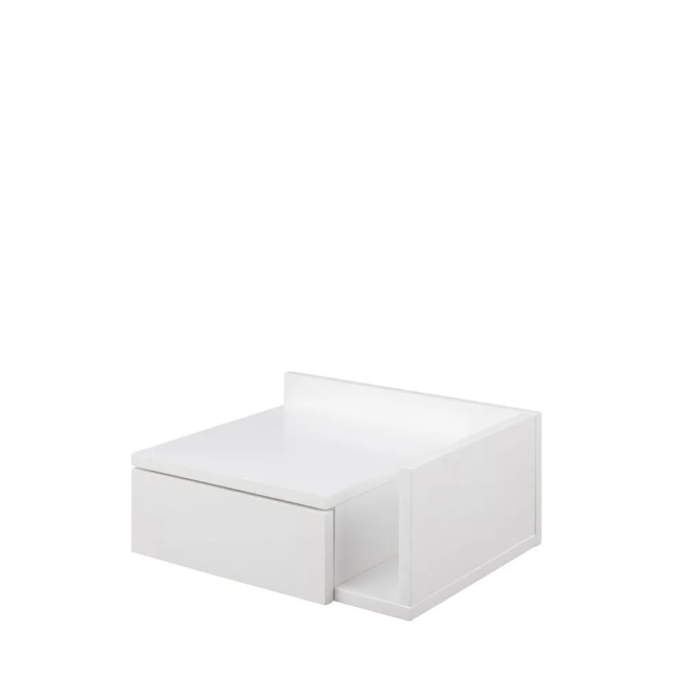 KAMICHI Table de chevet murale réversible en bois