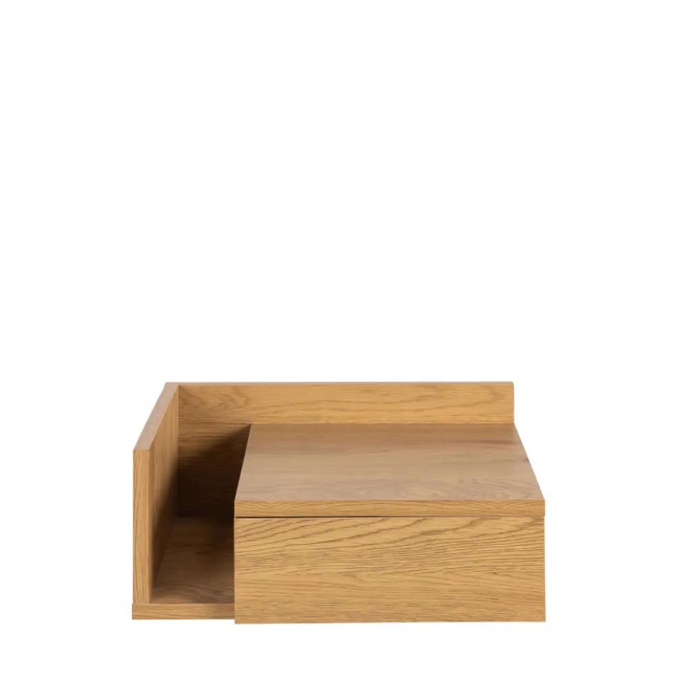 KAMICHI Table de chevet murale réversible en bois