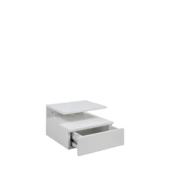 KAMICHI Table de chevet murale 1 tiroir en bois