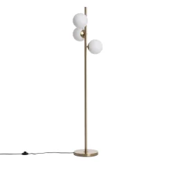 KANO Lampadaire avec 3 points lumineux en verre H148cm