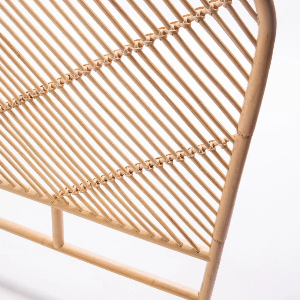 KAYAN Tête de lit en rotin 148cm