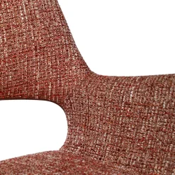 KENDO Chaise de bureau pivotante en tissu et métal