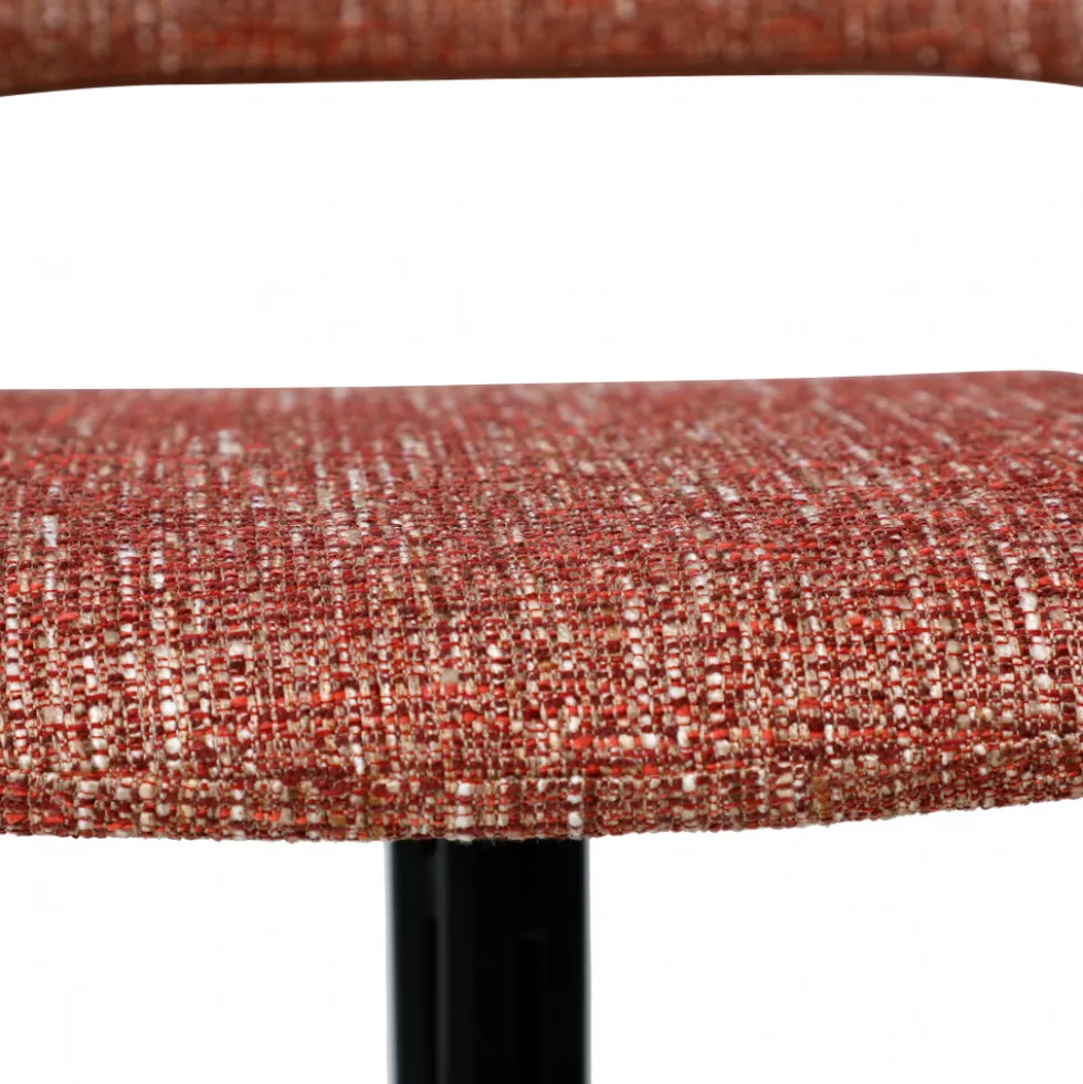 KENDO Chaise de bureau pivotante en tissu et métal