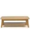 KENSAL Table basse 2 plateaux bois