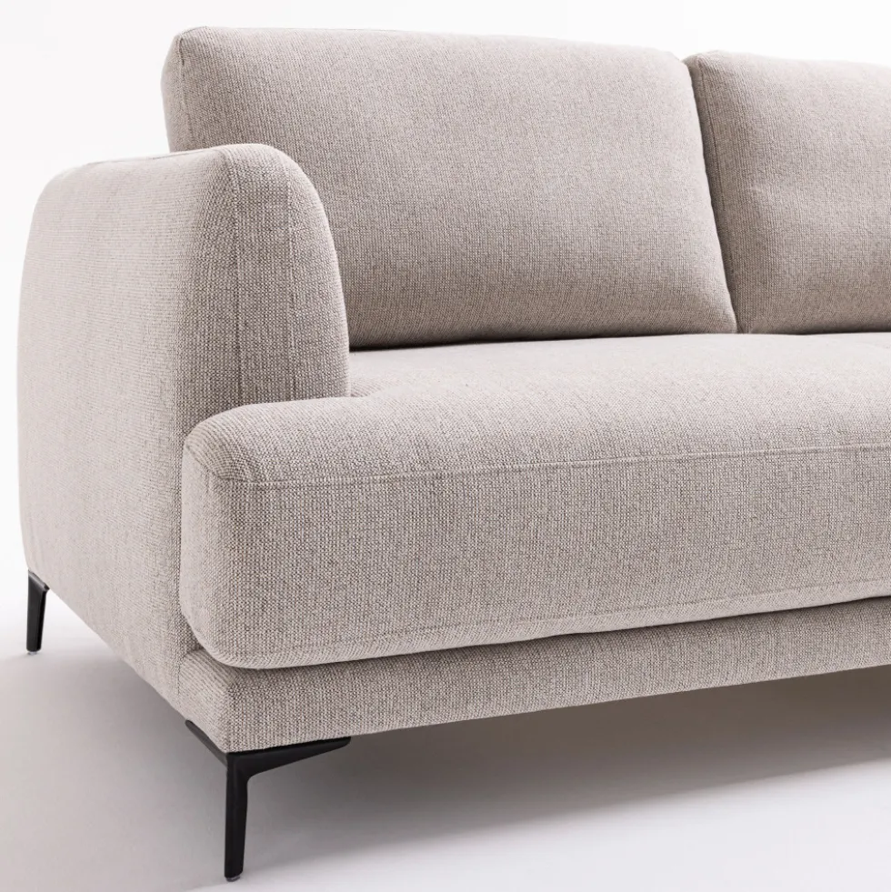 KINNA Canapé convertible express 3 places en tissu