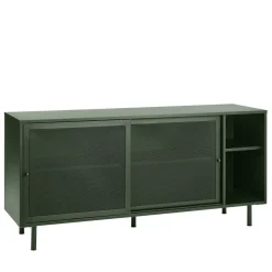 KISO Buffet 2 portes, 2 niches en métal L160cm