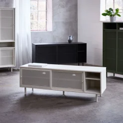 KISO Buffet 2 portes, 2 niches en métal L160cm
