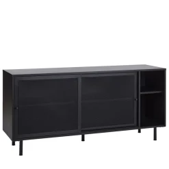 KISO Buffet 2 portes, 2 niches en métal L160cm