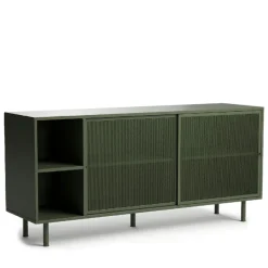 KISO Buffet 2 portes, 2 niches en métal L160cm
