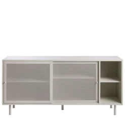 KISO Buffet 2 portes, 2 niches en métal L160cm