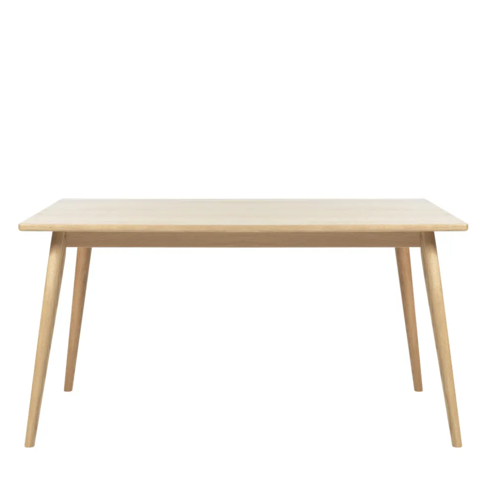 KIYO Table à manger extensible 4 à 10 personnes en bois 150-240x90cm