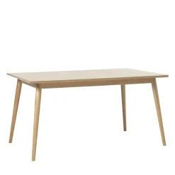KIYO Table à manger extensible 4 à 10 personnes en bois 150-240x90cm