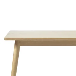KIYO Table à manger extensible 4 à 10 personnes en bois 150-240x90cm