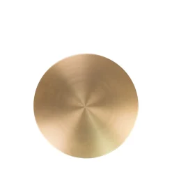LECCO Table d'appoint en effet laiton et marbre ø51cm