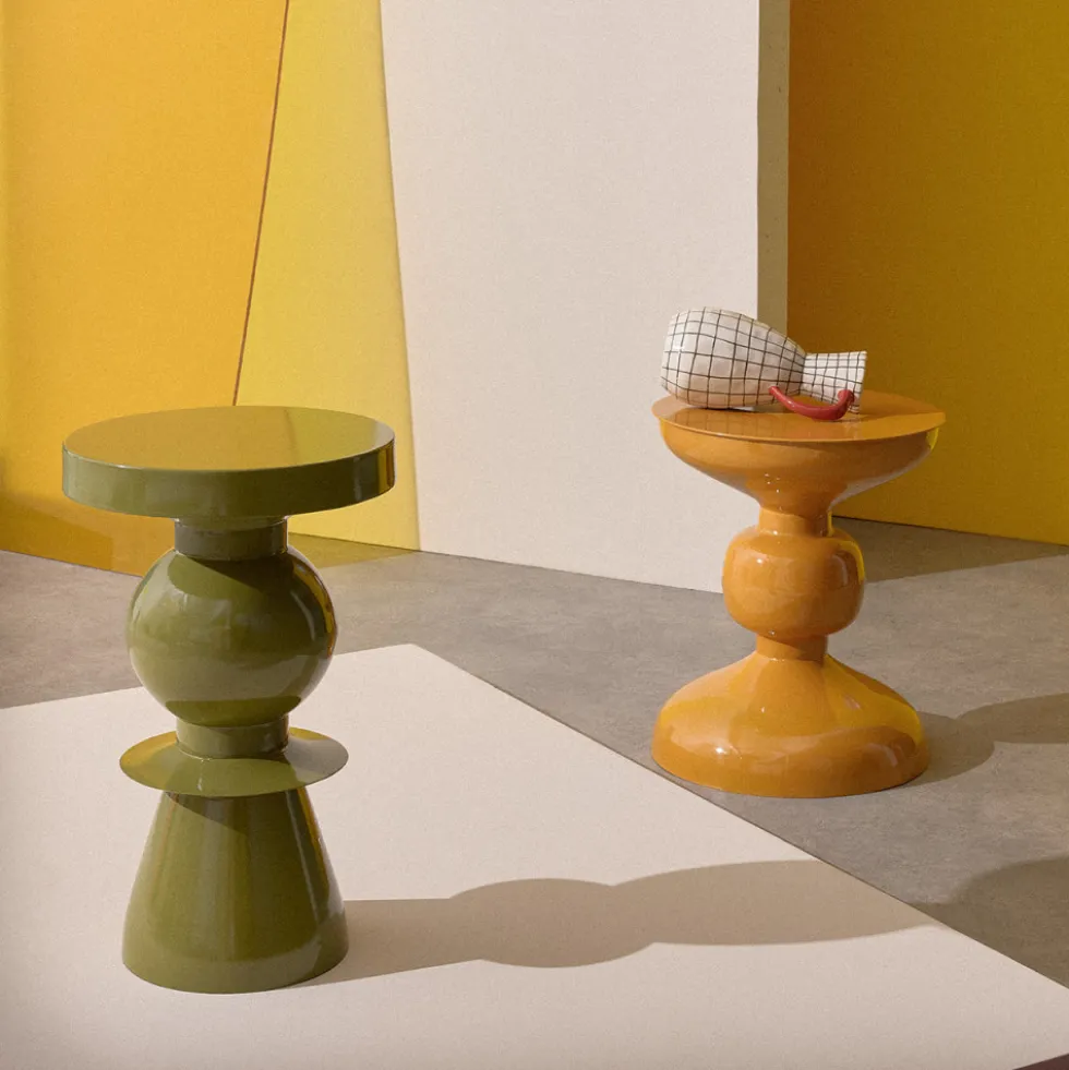 LENA Table d'appoint ronde en aluminium ø32,5cm