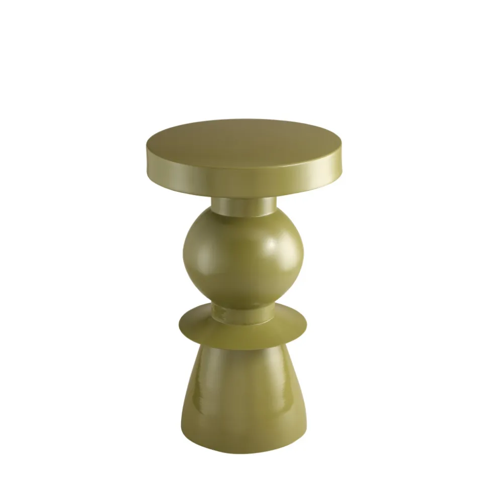 LENA Table d'appoint ronde en aluminium ø32,5cm