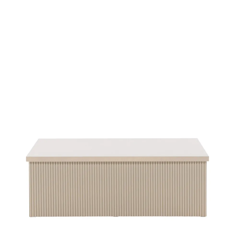 LENOX Table basse carrée en bois 90x90cm