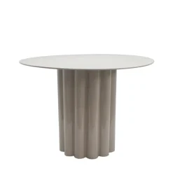 LEON Table basse ronde en aluminium ø64cm