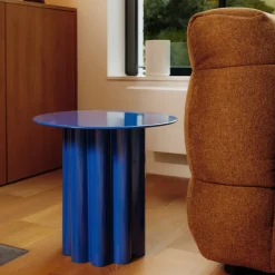 LEON Table d'appoint ronde en aluminium ø43cm