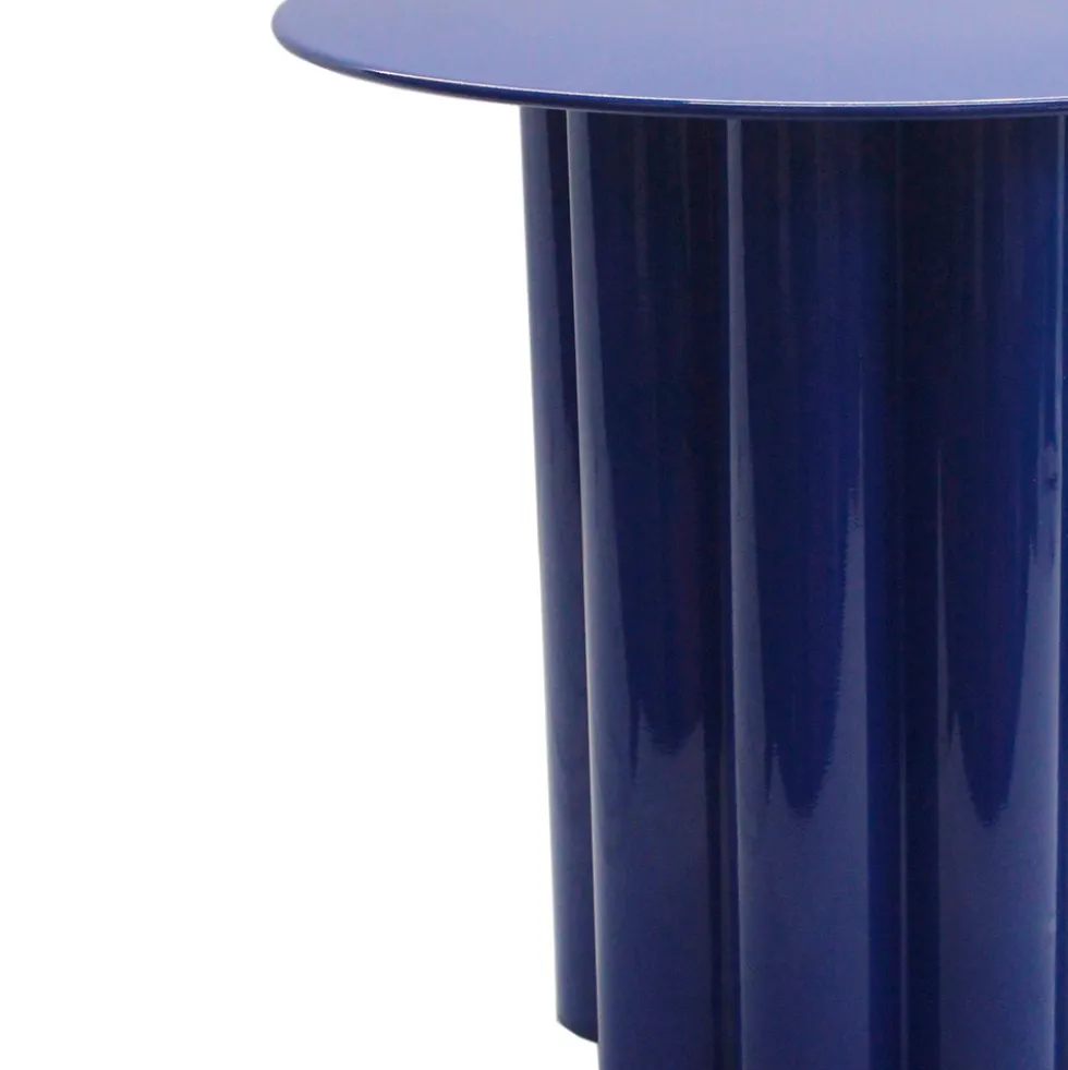 LEON Table d'appoint ronde en aluminium ø43cm