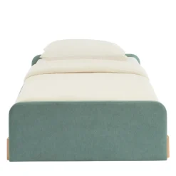 LEONA Lit enfant en tissu 90x190cm