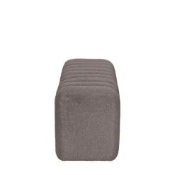 LETO Banc rembourré en tissu bouclette L79cm