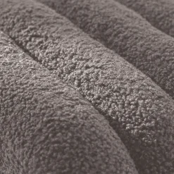 LETO Banc rembourré en tissu bouclette L79cm
